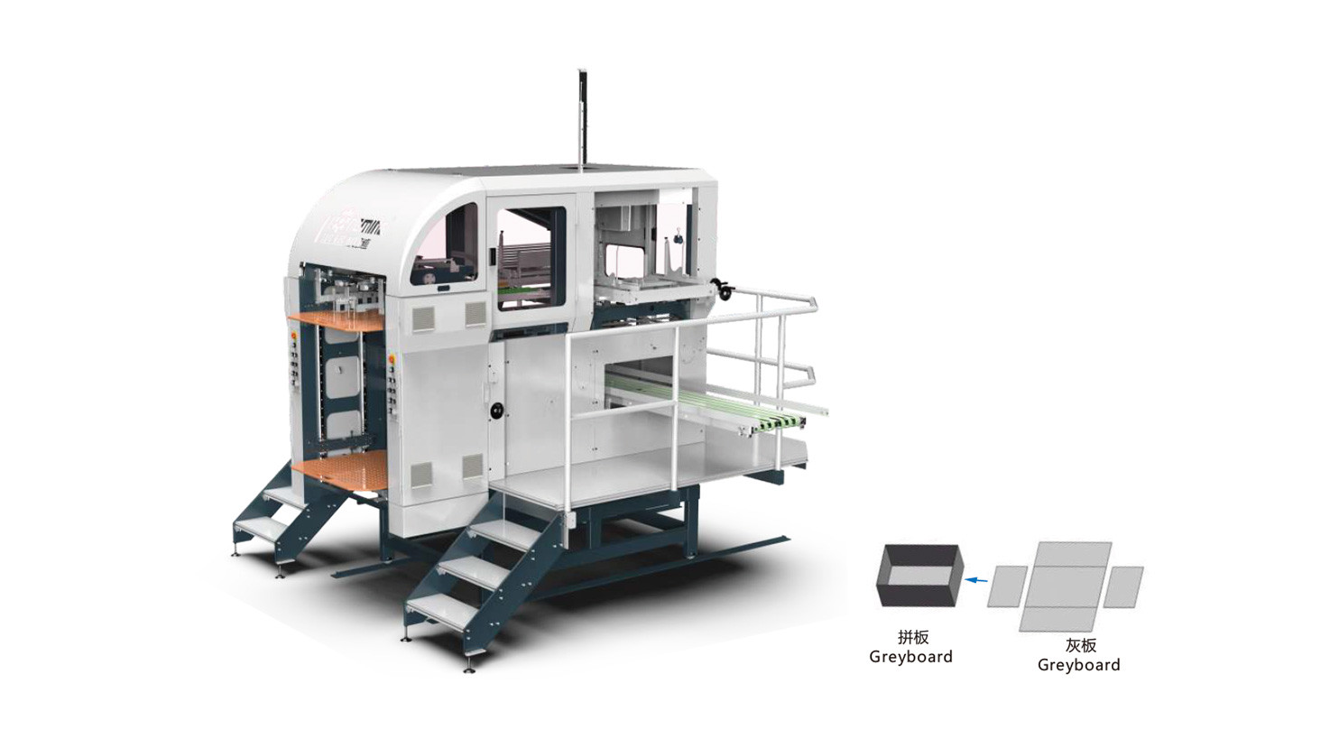 HM-S6040 Automatic Corner Pasting and assemblying Machine (Mutifunction)